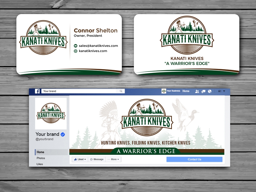 Kanati Knives logo design by mattlyn