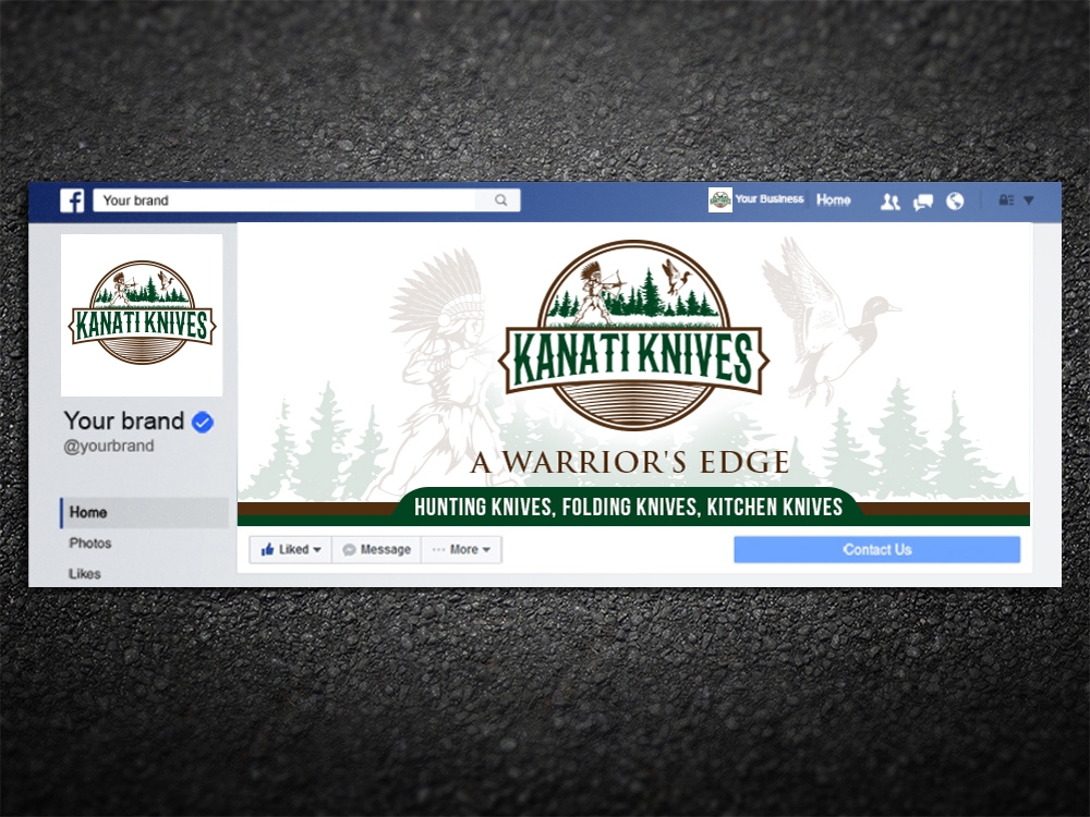 Kanati Knives logo design by mattlyn