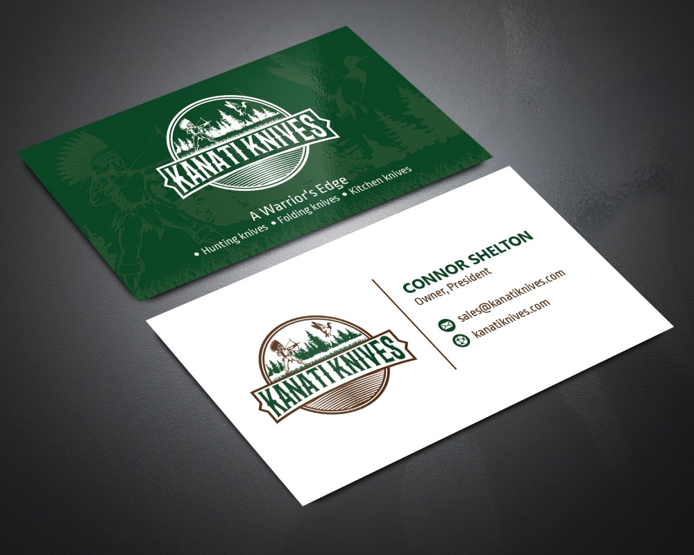 Kanati Knives logo design by Boomstudioz