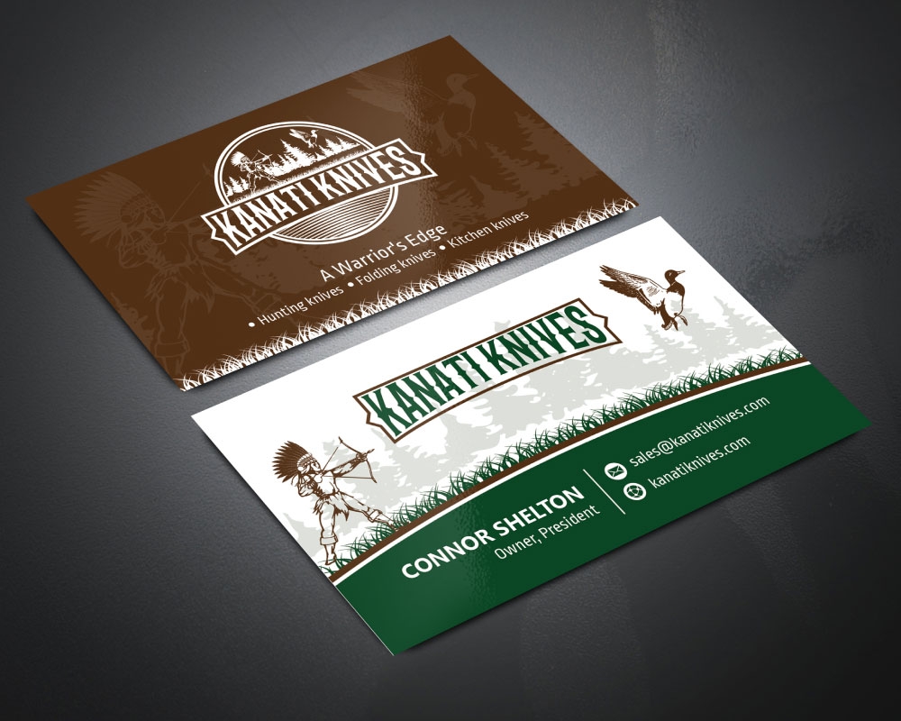 Kanati Knives logo design by Boomstudioz