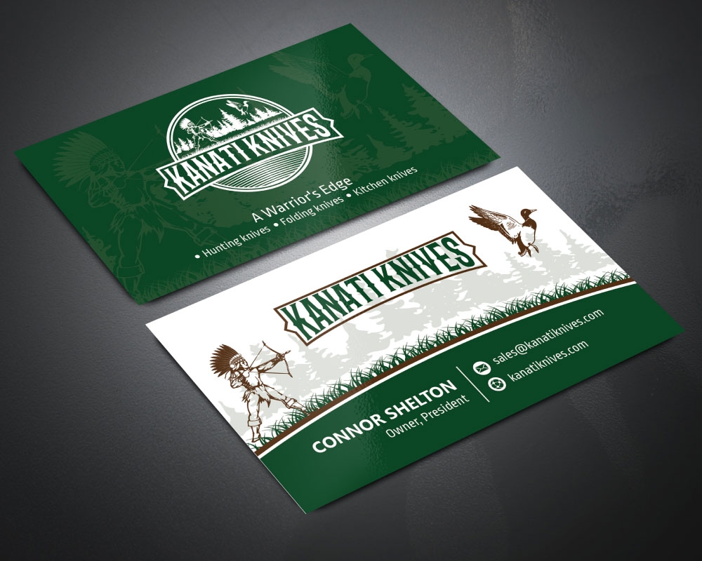 Kanati Knives logo design by Boomstudioz