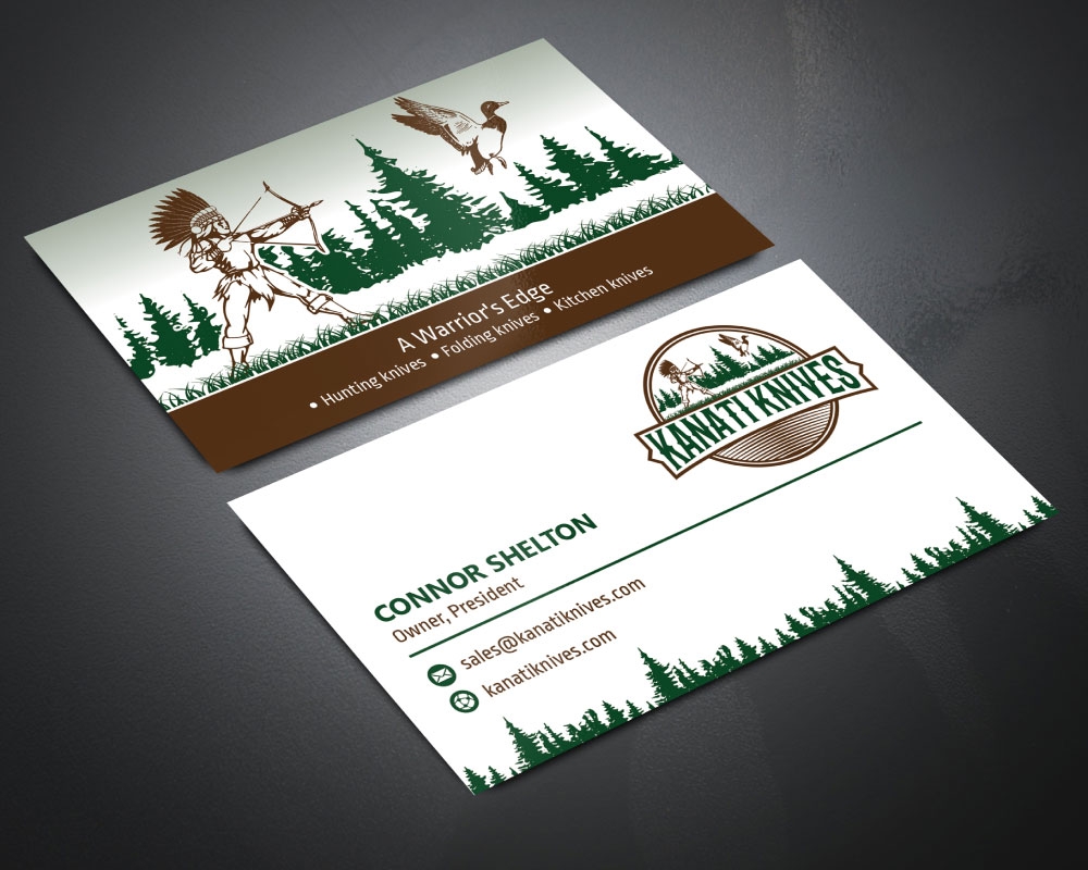 Kanati Knives logo design by Boomstudioz