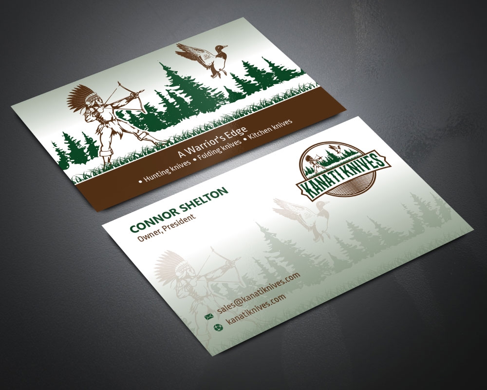 Kanati Knives logo design by Boomstudioz