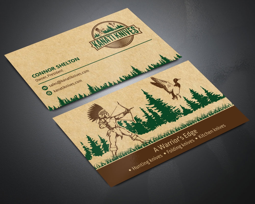 Kanati Knives logo design by Boomstudioz