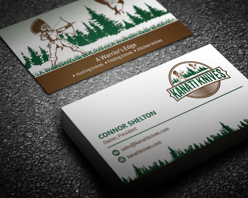 Kanati Knives logo design by Boomstudioz