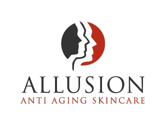 Allusion Anti Aging Skincare logo design by createdesigns