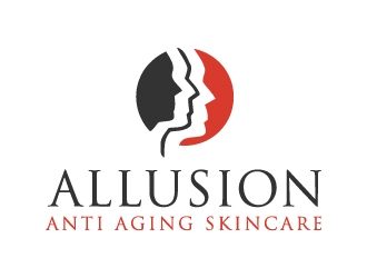 Allusion Anti Aging Skincare logo design by createdesigns