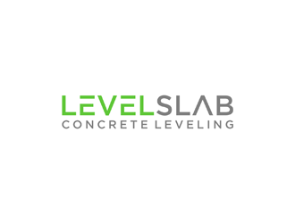 LevelSlab Concrete Leveling logo design by ndaru
