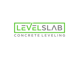 LevelSlab Concrete Leveling logo design by ndaru