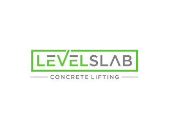 LevelSlab Concrete Leveling logo design by ndaru