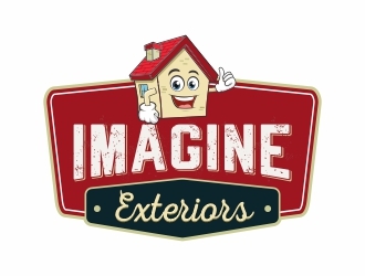 Imagine Exteriors   logo design by stayhumble