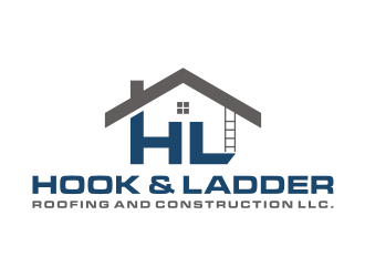 Hook & Ladder Roofing and Construction LLC. logo design by asyqh