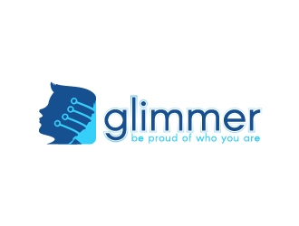 Glimmer logo design by Anizonestudio