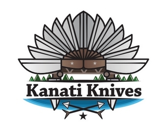Kanati Knives logo design by GologoFR