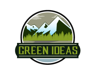 Green Ideas logo design by tec343