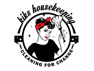 Kiks Housekeeping Logo Design