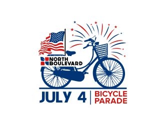 Bicycle Parade logo design by amar_mboiss