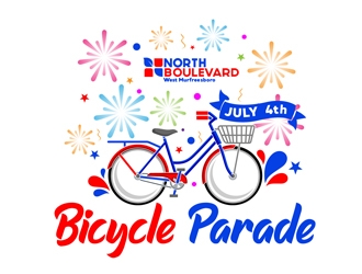 Bicycle Parade logo design by DreamLogoDesign
