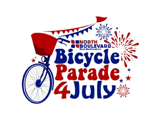 Bicycle Parade logo design by DreamLogoDesign