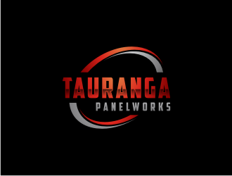 TAURANGA PANELWORKS  logo design by bricton