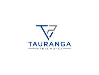 TAURANGA PANELWORKS  logo design by bricton