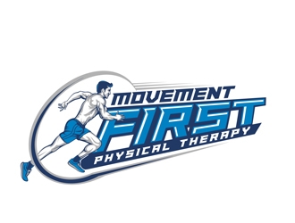 Movement First Physical Therapy logo design by DreamLogoDesign