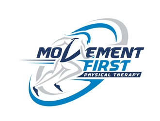 Movement First Physical Therapy logo design by DreamLogoDesign
