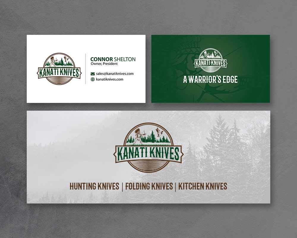 Kanati Knives logo design by fritsB
