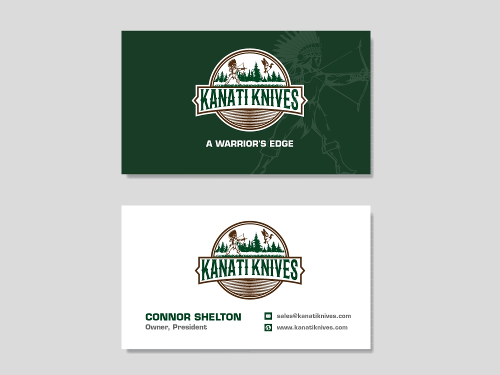 Kanati Knives logo design by labo