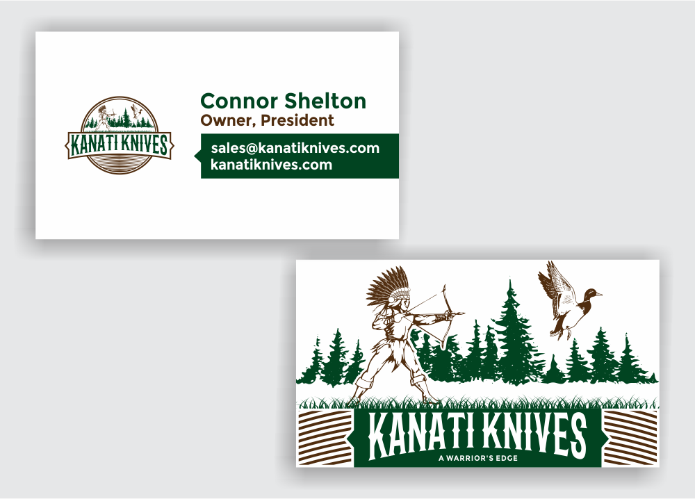 Kanati Knives logo design by onix
