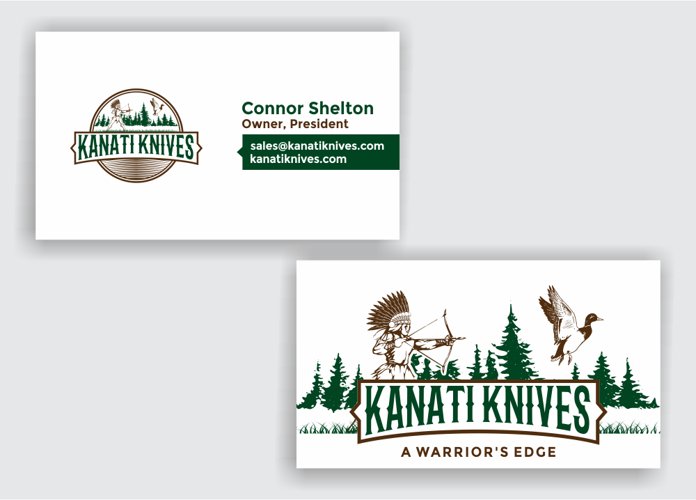 Kanati Knives logo design by onix