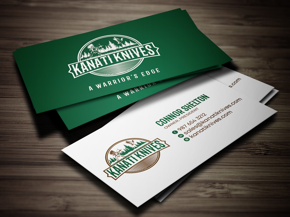 Kanati Knives logo design by rootreeper