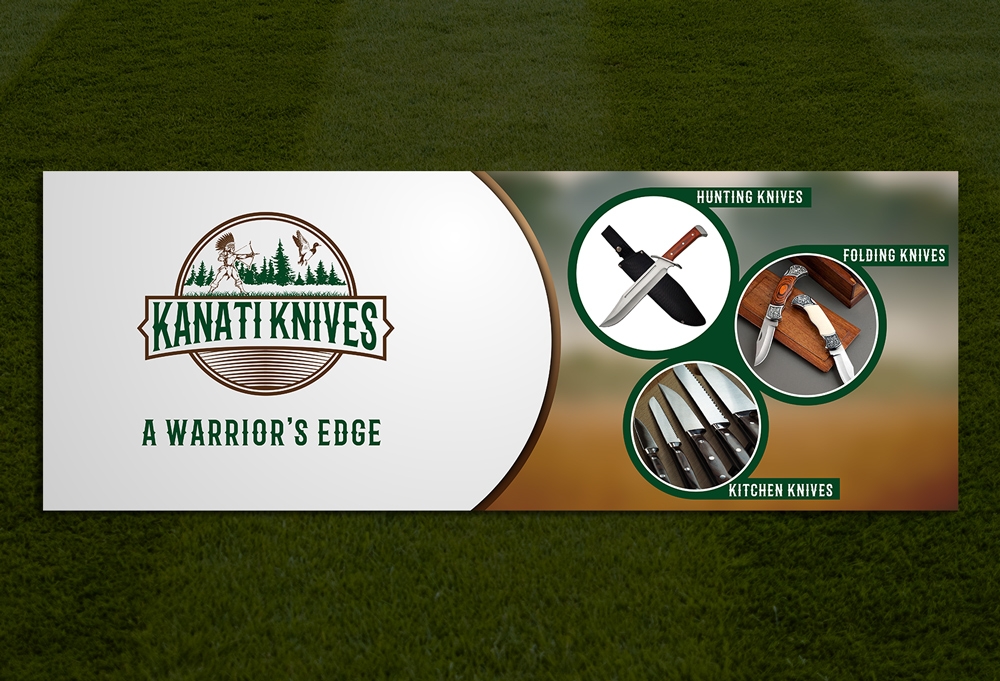 Kanati Knives logo design by rootreeper