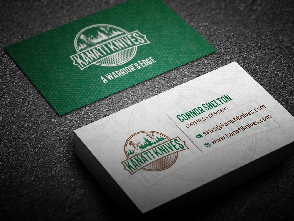 Kanati Knives logo design by KHAI