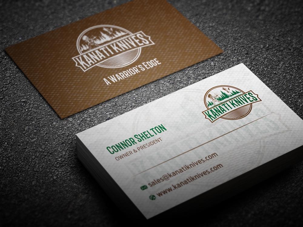 Kanati Knives logo design by KHAI