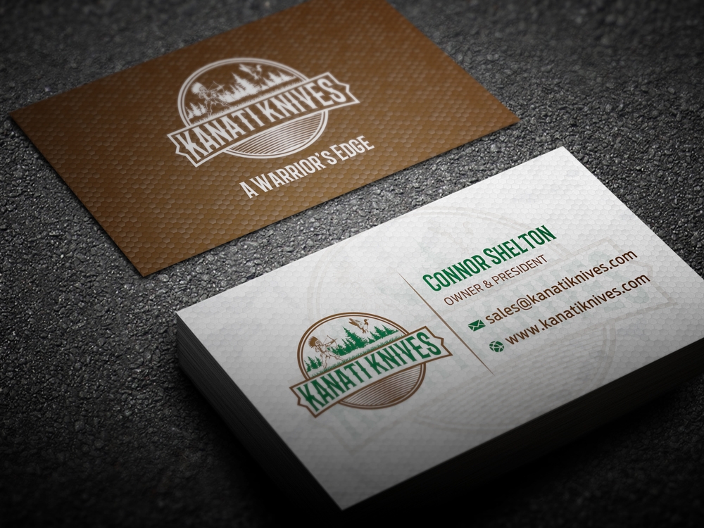 Kanati Knives logo design by KHAI