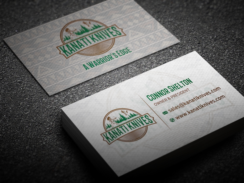 Kanati Knives logo design by KHAI