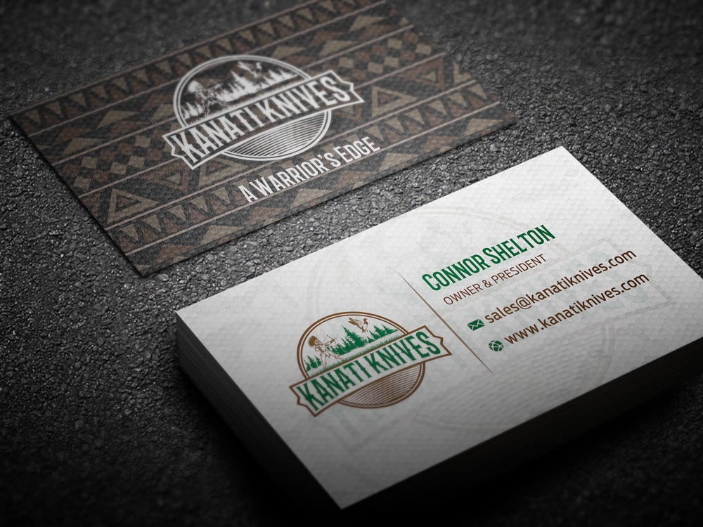 Kanati Knives logo design by KHAI