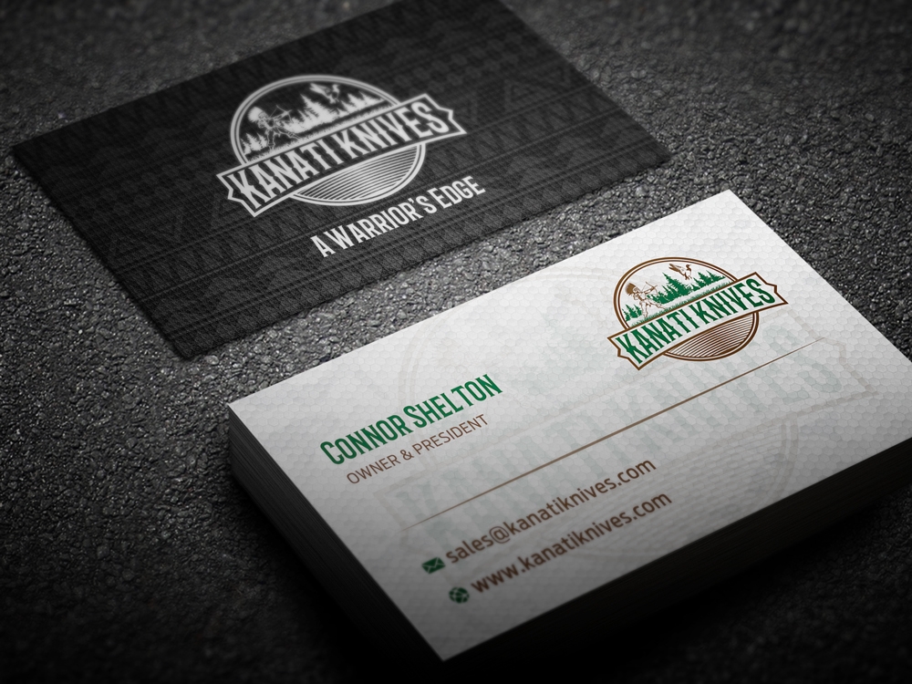 Kanati Knives logo design by KHAI