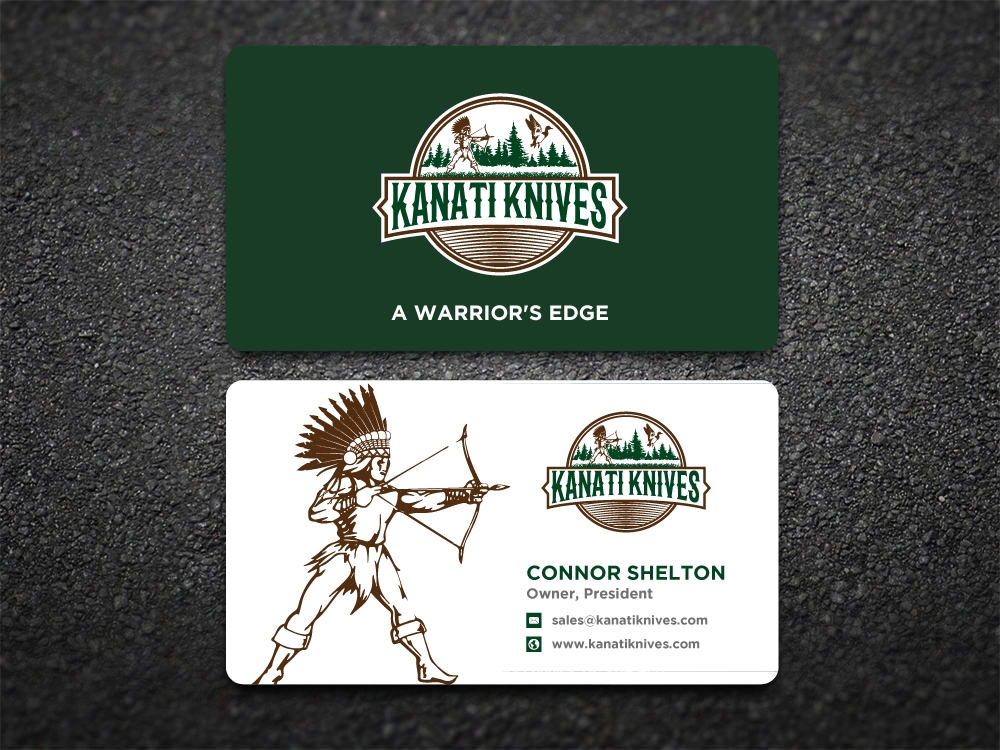 Kanati Knives logo design by labo