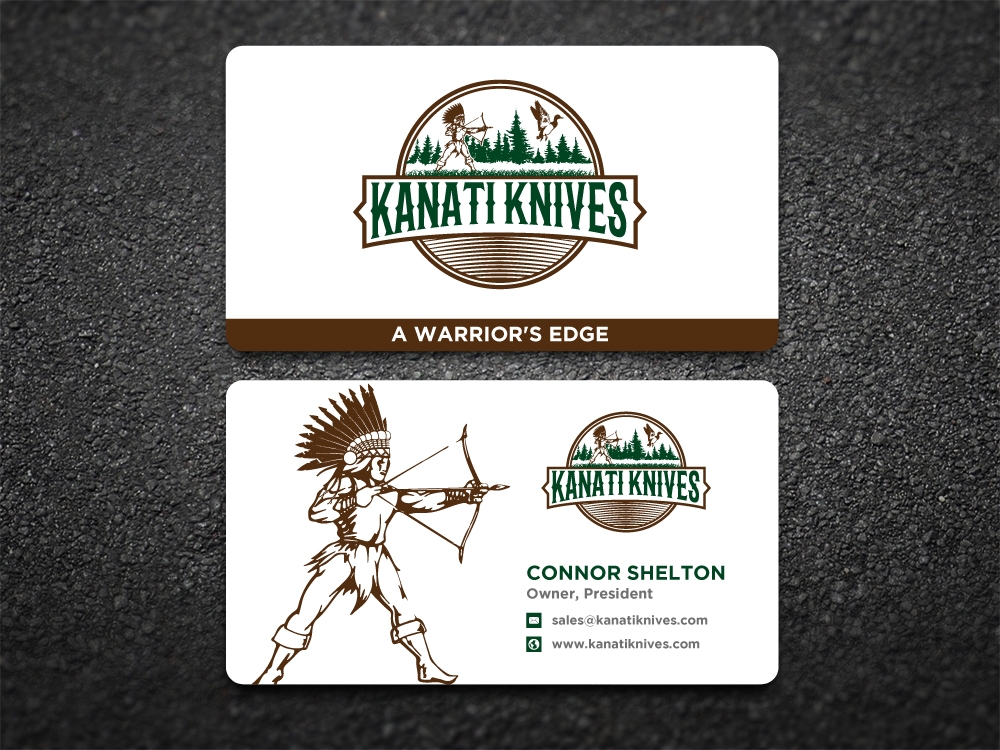 Kanati Knives logo design by labo