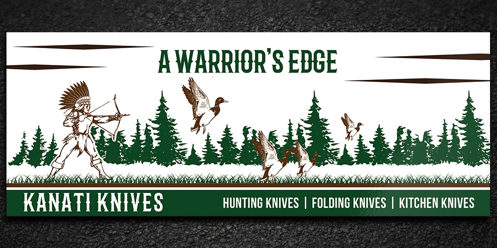 Kanati Knives logo design by Gelotine