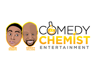 Comedy Chemist logo design by keptgoing