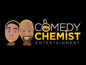 Comedy Chemist logo design by keptgoing