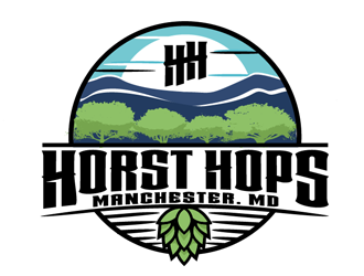 Horst Hops logo design by megalogos