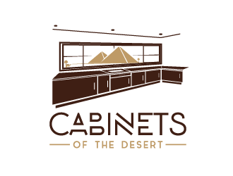 CABINETS OF THE DESERT logo design by firstmove