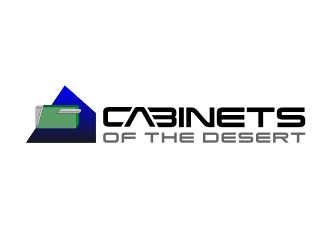 CABINETS OF THE DESERT logo design by aura