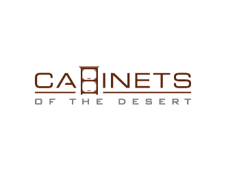 CABINETS OF THE DESERT logo design by pencilhand