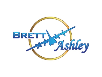 Brett and Ashley  logo design by desynergy