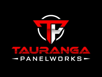 TAURANGA PANELWORKS  logo design by akilis13